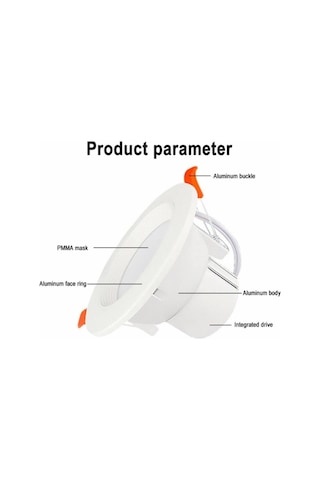 Led Radar Algılama Tavan Lambası Downlight Banyo Merdivenleri Balkon Ac 85-265v 5w/7w/9w Akıllı Radar Sensörlü Aydınlatma 5w