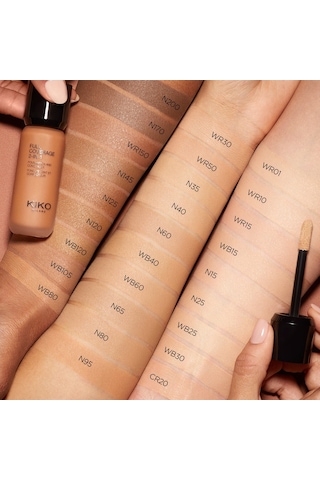 Kiko Likit Fondöten Full Coverage 2in1 Fondöten & Concealer Neutral 25