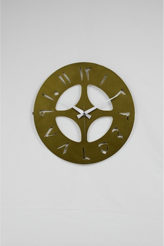 Arabic Model Metal Lazer Kesim Akar Sessiz Mekanizmalı Duvar Saati 40 40 Cm -m025 Gold