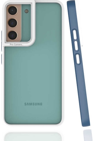 Galaxy S22 Kılıf Zore Mima Kenarları Renkli Silikon Kılıf