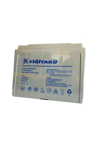 12V 90Ah 80 Ah Ebatında Amper Jel Yiğit Akü / 467915164
