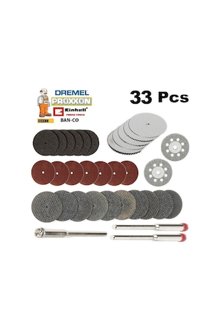 Mini Taşlama Cihazı Gravür Hobi Seti 33 Parça Kesici Zımpara Se