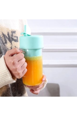Taşınabilir Pipetli Bardak Blender Çok Renkli