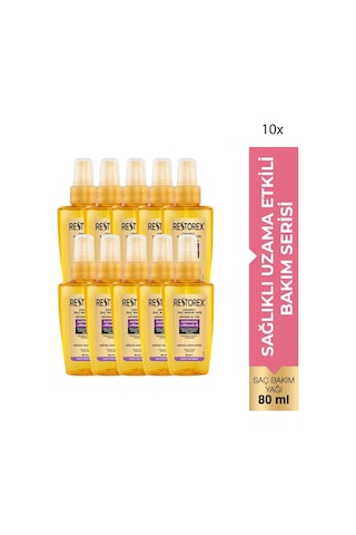Speed Strong Onarıcı Bakım Saç Bakım Yağı 80 Ml - Sarmaşık Özlü, Sağlıklı Dökülme Karşıtı 10 Adet