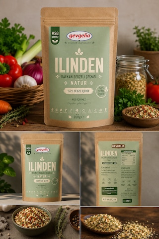 Ilınden Natur Balkan Sebzeli Çeşnisi 200 Gr Msg İçermez