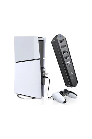 Pg-p5s003 Ps5 Slim Disk / Dijital 6in1 Usb Hub Çoklayıcı Adaptörü