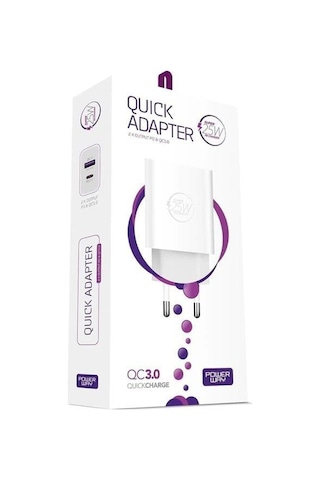 Powerway Hw25 Usb 3.0 / Type-c 25w 3.0 A Hızlı Şarj Aleti Başlığı Pd25w