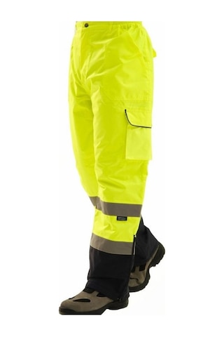 Proline 300d Oxford Cift Renkli Reflektörlü Pantolon Sarı