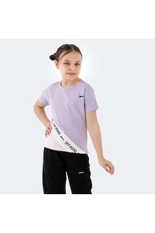 Slazenger PINA Çocuk Lila Tişört