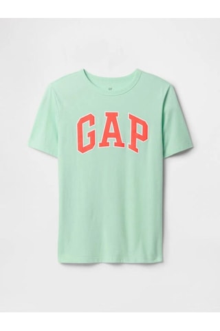 Erkek Çocuk Grafikli T-shirt Su Yeşili-5993 Yeşil