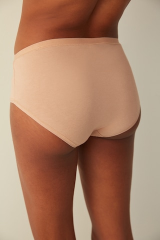 Penti Bej Pamuklu Fresh Basic Cover Yüksek Bel Slip Külot