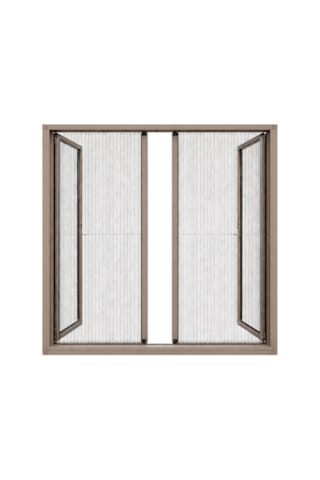 Duble Akordiyon Kapı Sinekliği En:0-120 Cm X Boy:0-240 Cm Demir, Ahşap, Pimapen,alüminyum Uyumlu Çok Renkli