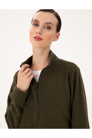 Pierre Cardin Kadın Haki Sweatshirt 50300846-vr027 Haki