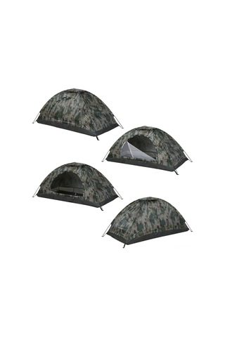 Lemestar İki Kişilik Dijital Kamo Gösteri Çadırı - 200x150x110cm Poliester + Cam Fibre Malzeme, Taşınabilir Depolama Çantası Ve Taban Direnci Çok Renkli