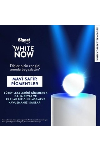 Signal White Now Diş Macunu Lekesiz Beyazlık Etkili Leke Giderme 75