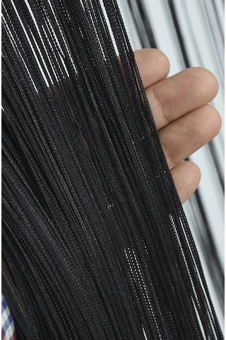 İp Perde İnce Zincir Antrasit Renk 300 X 280 Cm Antrasit