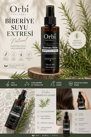 Orbi Natural Biberiye Suyu Extresi 150 ML