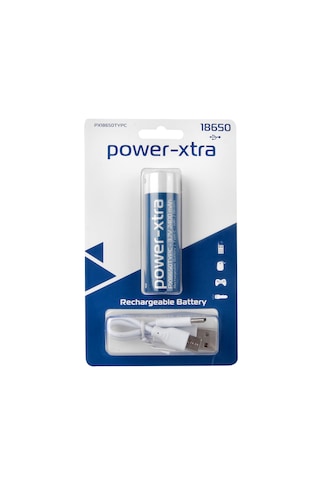 Power-xtra Px18650typc - 3.7v 2400 Mah -18650 - Şarjlı Pil - Type