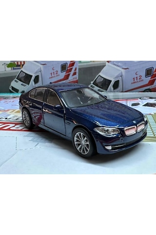 Oyuncak Metal Model Araba 1/36 Çek Bırak Bmw 535i Lacivert