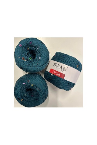 Pullu Örgü Ipi 803 Cotton-pamuk Ince Pullu Örgü Ipi % 75 Pamuk 100 Gr 310 M D'ior 1 Adet