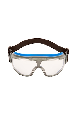 3m Goggle Gear 500 İş Güvenliği Koruyucu Gözlükler, Neopren Baş Bandı, Scotchgard Buğu Önleyici/çizilmeye Dayanıklı Kaplama K Ve N , Şeffaf Lens, Gg501nsgaf-eu
