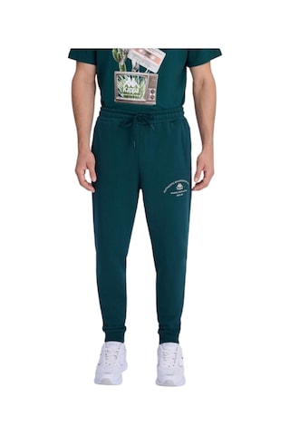 Kappa Erkek Authentic Franz Pant Petrol Yeşili Regular Fit Eşofman Altı Yeşil