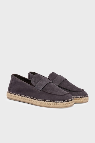 Süet Logo Detaylı Espadril Hm0hm02072ge7 Erkek Espadril Hm0hm02072 Ge7 Kahve