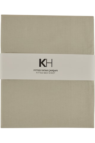 Karaca Home Basic %100 Pamuk King Kişilik Lastikli Çarşaf Adaçayı Açık Yeşil