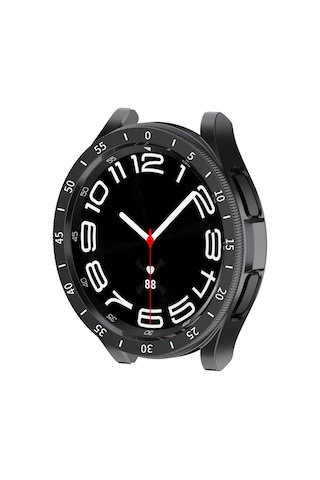 Galaxy Uyumlu Watch 6 Classic 47mm Sert Pc Kasa Ve Ekran Koruyucu Zore Sport Watch Gard 29