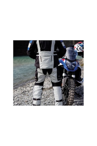 Held Carese 3 Adventure Korumalı Motosiklet Pantolonu Gri Siyah