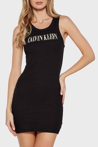 Calvin Klein Bayan Elbise J20j225577 Beh Siyah Siyah