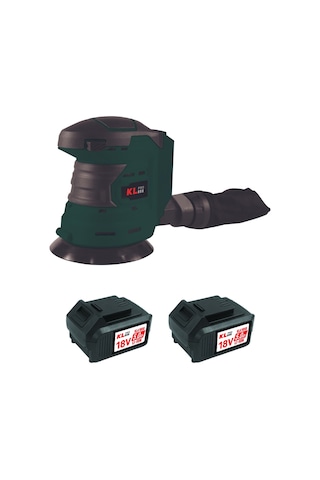 Klpro Klez18-50 18V/5.0Ah. 125MM Çift Akülü Şarjlı Eksantrik Zımpara