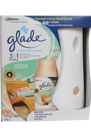 Glade Otomatik Sprey + Okyanus Sessizliği Yedek 269 ML