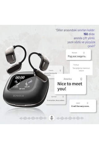 E1025 Ultra Bt 5.4 Ows Kulaklık, Aı 150 Dil Sözlü& Yazılı& Yüzyüze Çeviri Lcd Ekran Genel