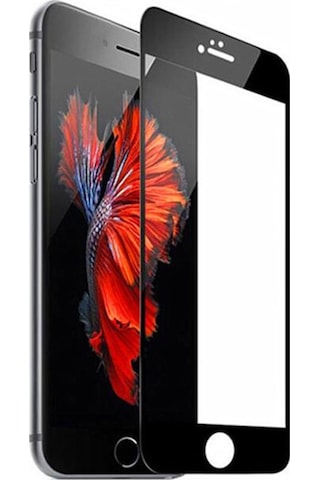 Apple Uyumlu iPhone 6S Plus Ekran Koruyucu 9D Tam Kaplayan Kavisli
