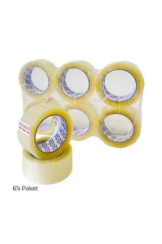 Toko Hotmelt Koli Bandı 45 Mm X 100 Metre Şeffaf 6 Adet