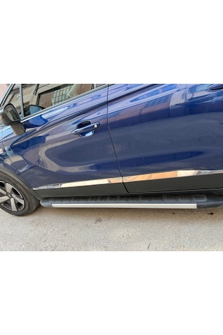 Opel Crossland Yan Kapı Çıtası 4 Parça Paslanmaz Çelik
