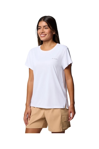 Columbia Bluevista Hill Short Sleeve Crew Kadın Tişört C-colal3349b30100 Beyaz
