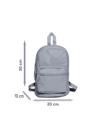 Coral High Üç Bölmeli Lacivert Desenli Mini Sırt Çantası 14159