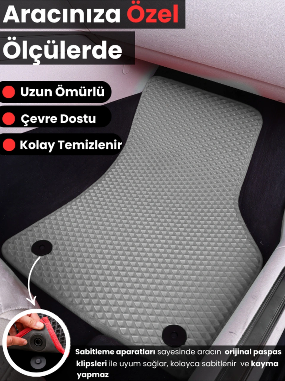 Honda-civic-fd6-sedan- 2006-2011 İçin Eva Ful Paspas Takımı Metal Topukluk Dahil -252