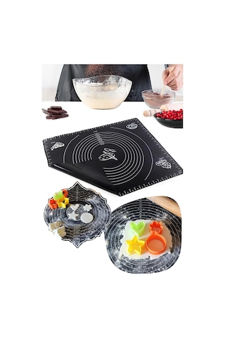 Hamur Matı Açma Silikon Çok Amaçlı Pasta Fırın Hamur Matı Alt Aç