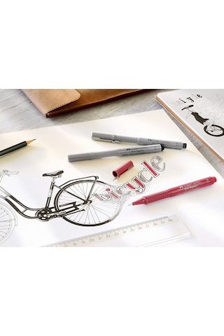 Faber-castell 6 Keçeli Kalemler Paketi Ecco Pigment 0.05 Mm Siyah