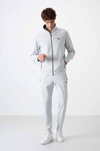 Tommy Life Hugo Gri Melanj Jogger Erkek Eşofman Takım - 85198 GRİ MELANJ