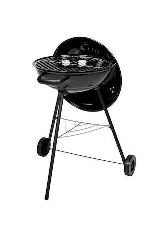 Yuvarlak Mangal Pamola Siyah Kömürlü Barbekü Mangal