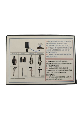 Pnömatik Enjektör Çektirme Seti