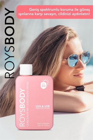 Roys Beauty Renkli Cilt Tonu Eşitleyici Güneş Kremi SPF50 150 ML