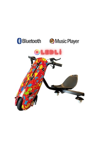 Citymate Drift Car Elektrikli Kaykay Bluetooth Dirift Kar Hoverboard Scooter + Koruma Ekipmanı D28