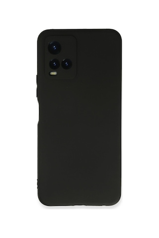 Vivo Y33s Kılıf Siyah Renk First Yumuşak Esnek Silikon Kapak Col172634-siyah