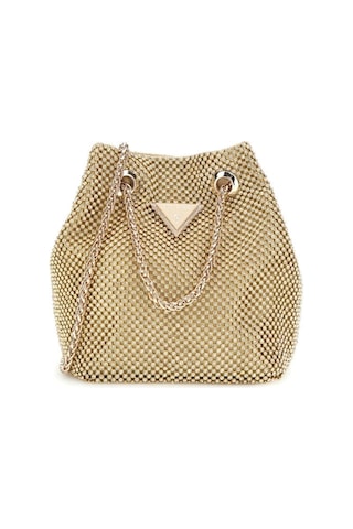 Guess Kadın Bej Zalina Clutch El Çantası Sarı