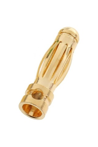 Wozlo 3.5mm Altın Kaplama Banana Erkek Dişi Soket Konnektör 5 Çift